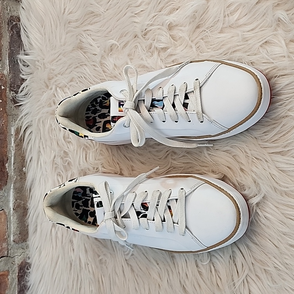 Cole Haan Women's GrandPro Topspin Sneakers White/Graffiti, Size 9B - Picture 5 of 17